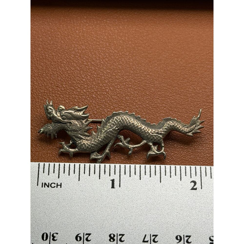 Vintage Black Starr and Gorham Sterling Silver Dragon by Guglielmio Cini - Picture 4 of 5